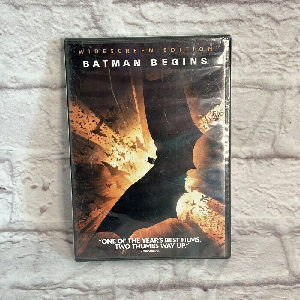 Batman Begins DVD Video Movie Christian Bale DC Comics Warner Bros Brand New